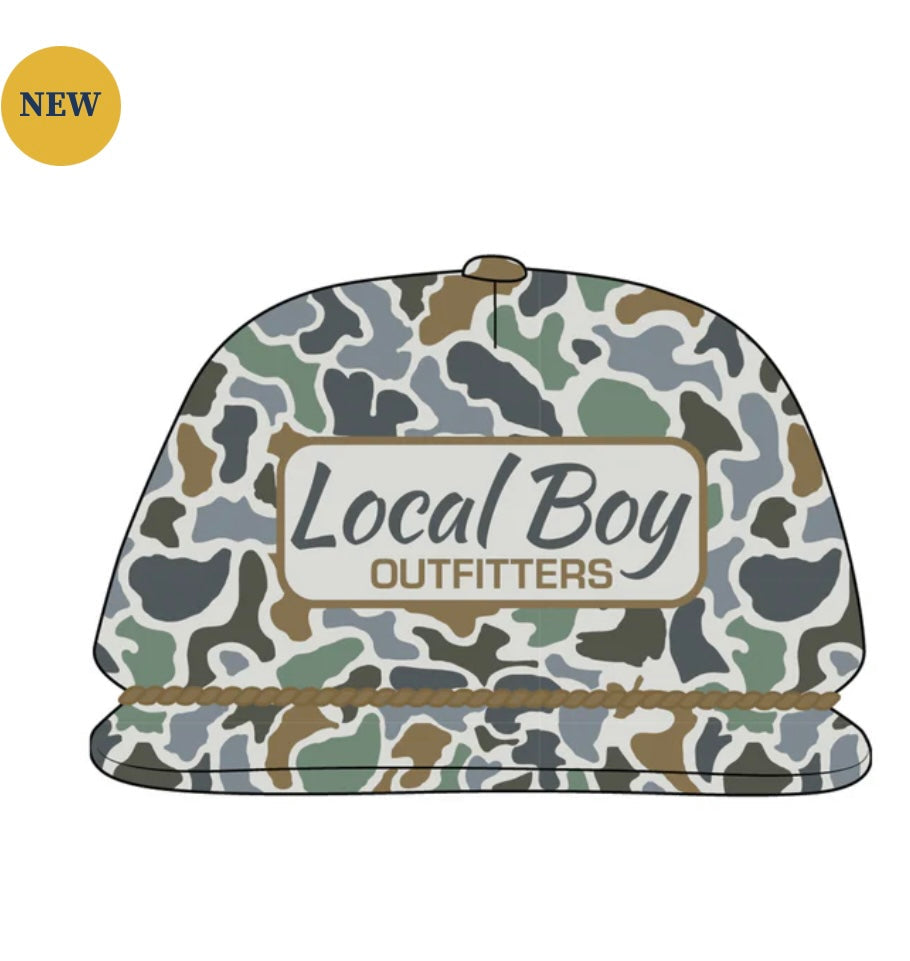 Youth Local Boy Outfitters LP Local Insignia Rope Hat - Localflage Bluff