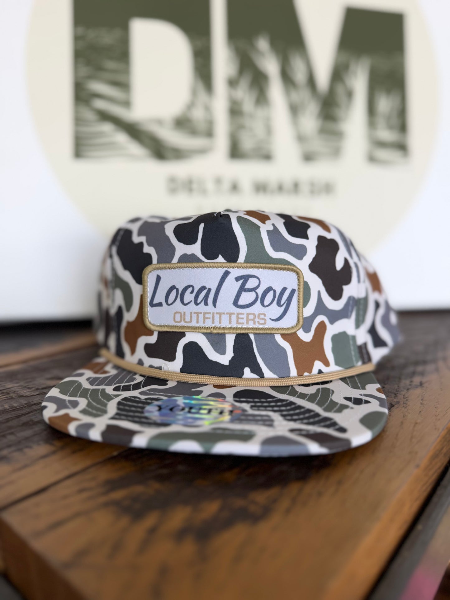 Youth Local Boy Outfitters LP Local Insignia Rope Hat - Localflage Bluff
