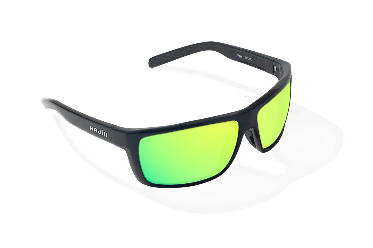 Bajio SIGS - Black Gloss/Green Mirror Glass -
