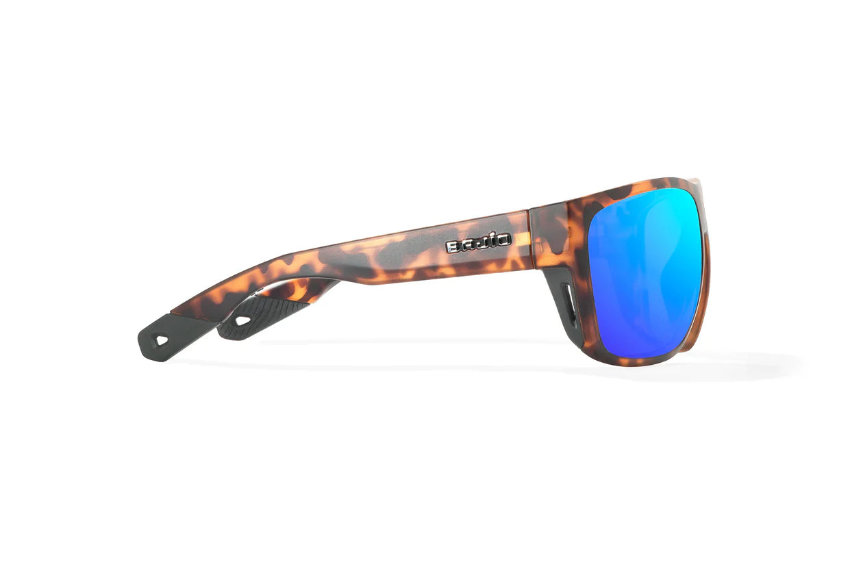 Bajio Las Rocas - Brown Tort Matte/Blue Mirror Glass -  ROC55K011