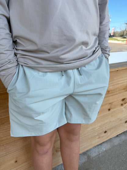 Local Boy Outfitters Bayview Swim Trunks - Cool Gray