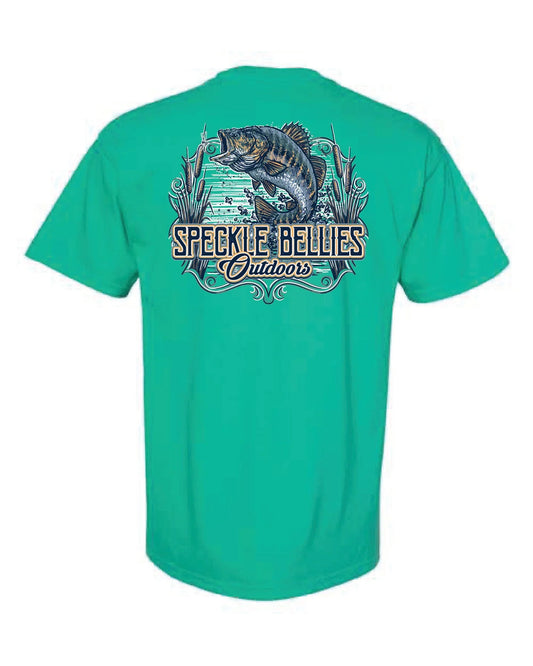 Speckle Bellies - Youth Vintage Bass - Seafoam