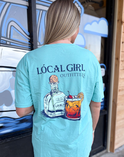 Local Girl Tequila Sunrise SS Tee