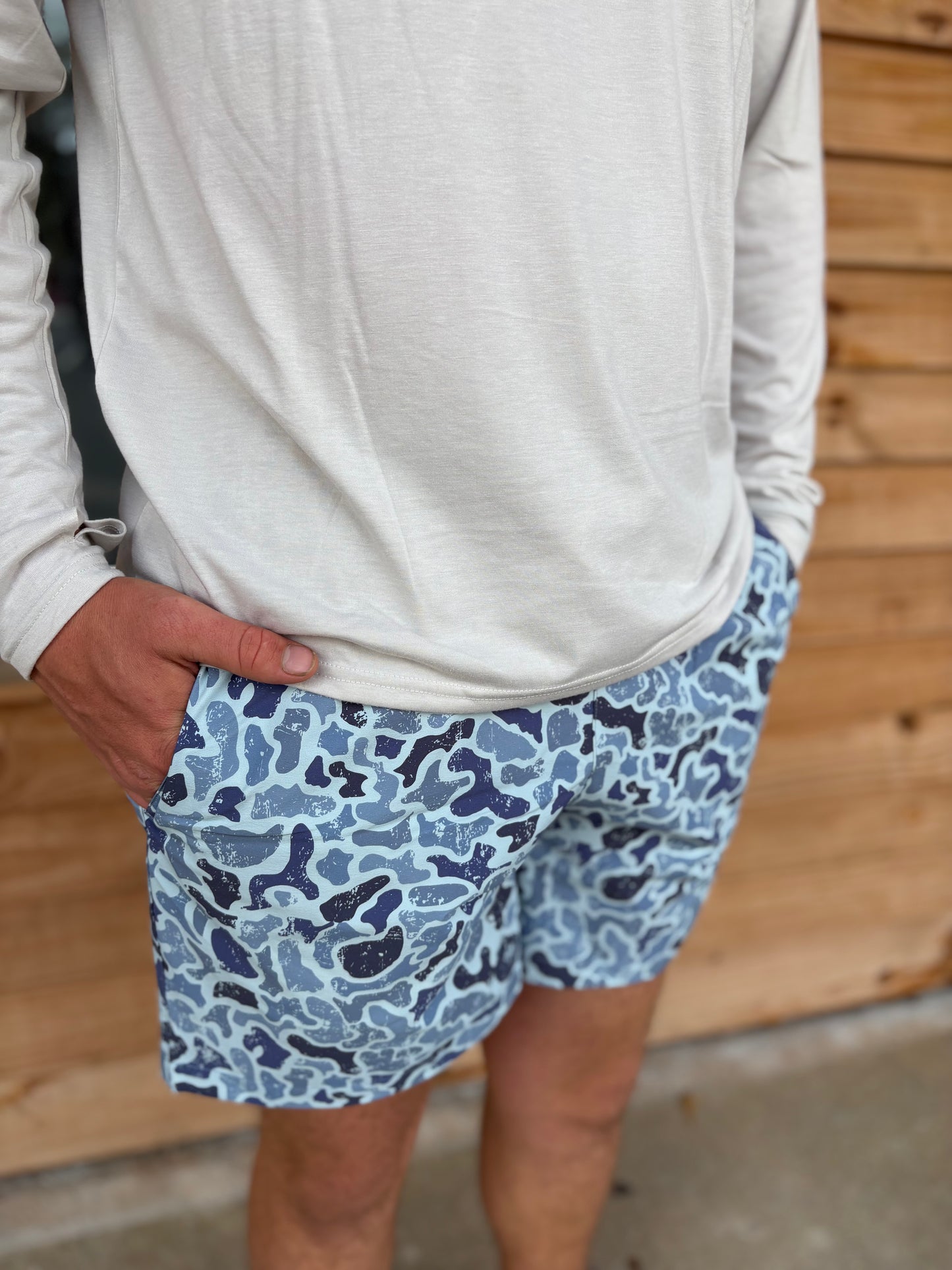 Local Boy Outfitters Bayview Swim Trunks - Distressed Localflage