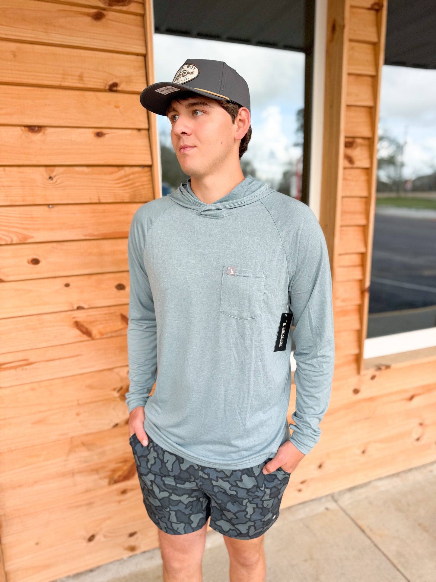 Local Boy Heather Blend Hoodie - Smoky Slate