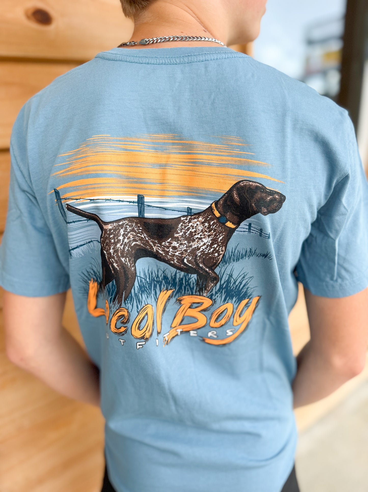 Youth Local Boy GSP Sunset SS Tee- Slate