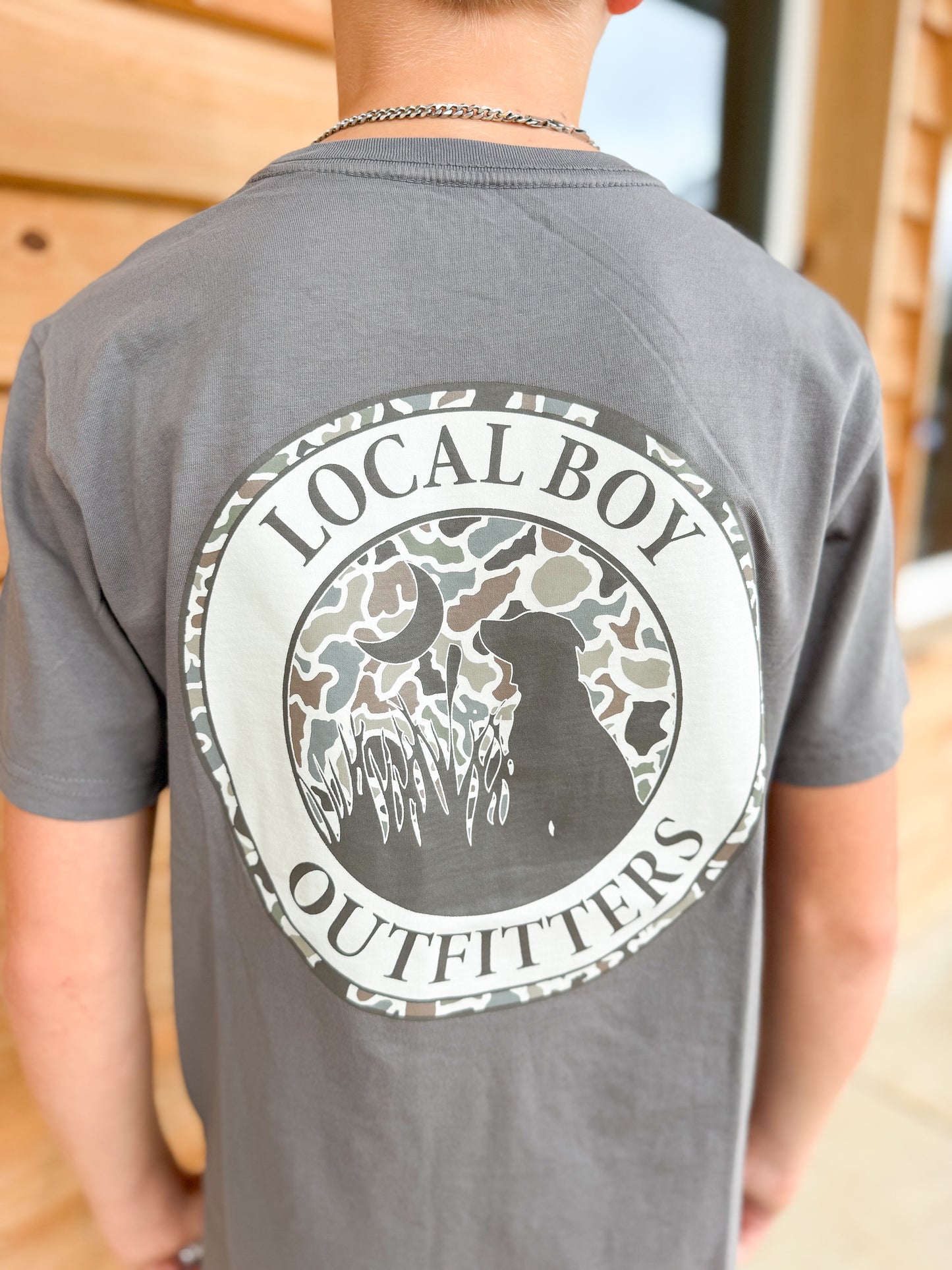 Local Boy Original LCF Circle SS Tee - Gray