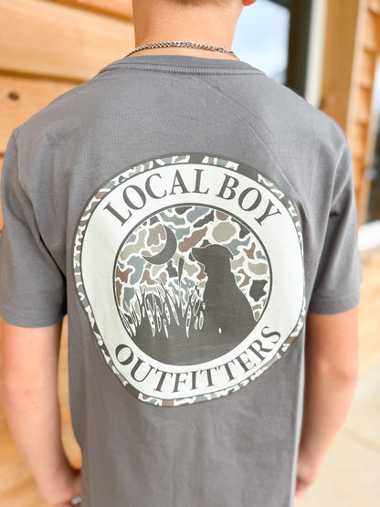 Local Boy Original LCF Circle SS Tee - Gray