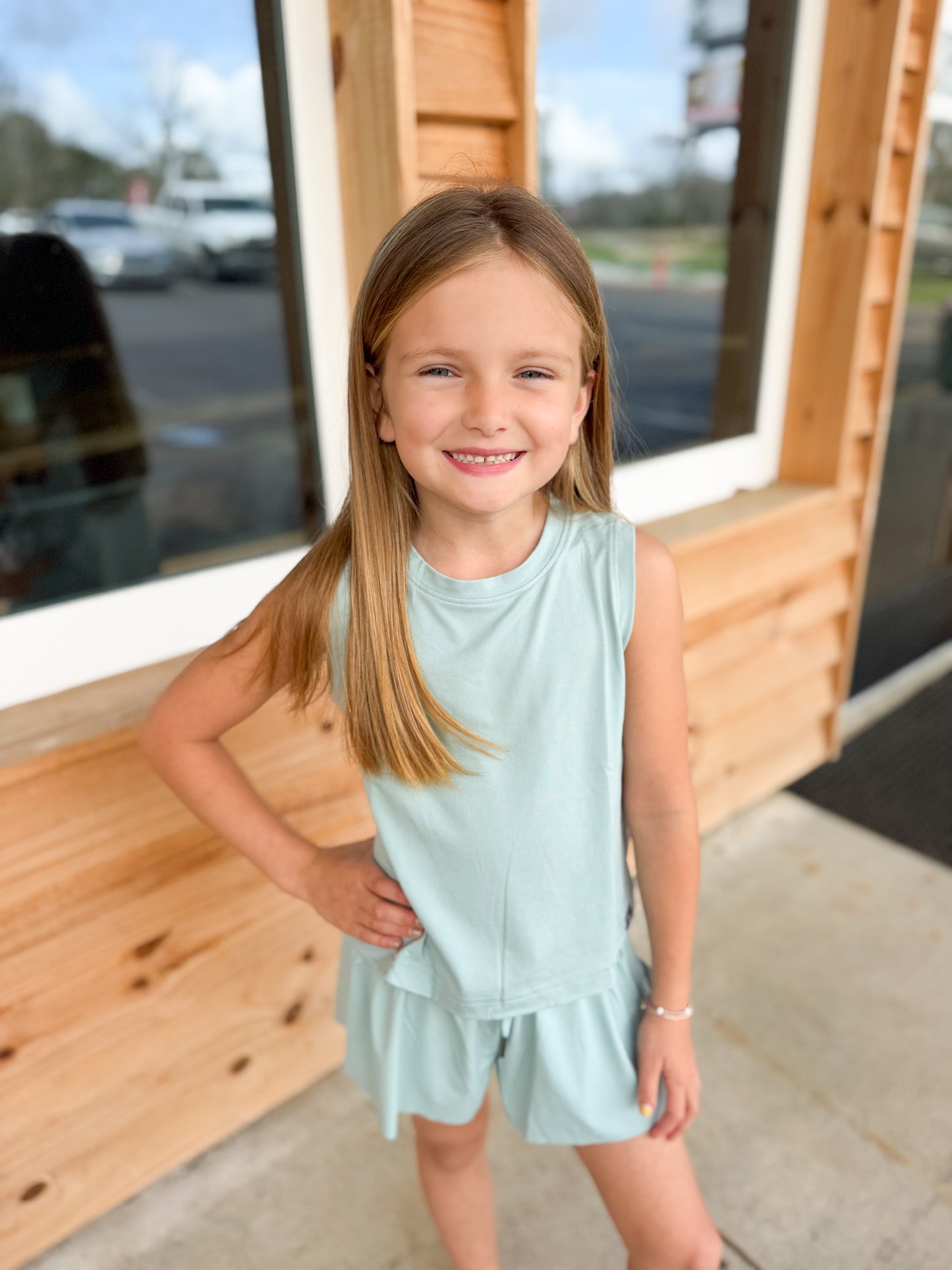 Youth Local Girl Petal Shorts - Jade