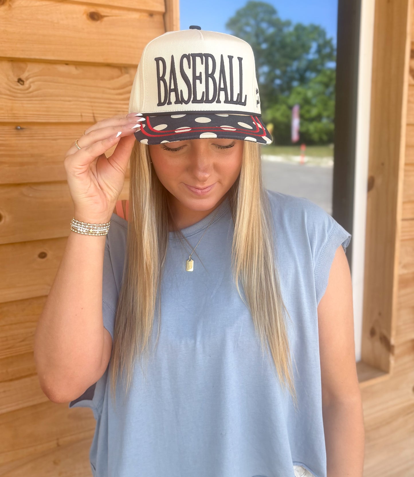 Polka Dot Baseball Hat