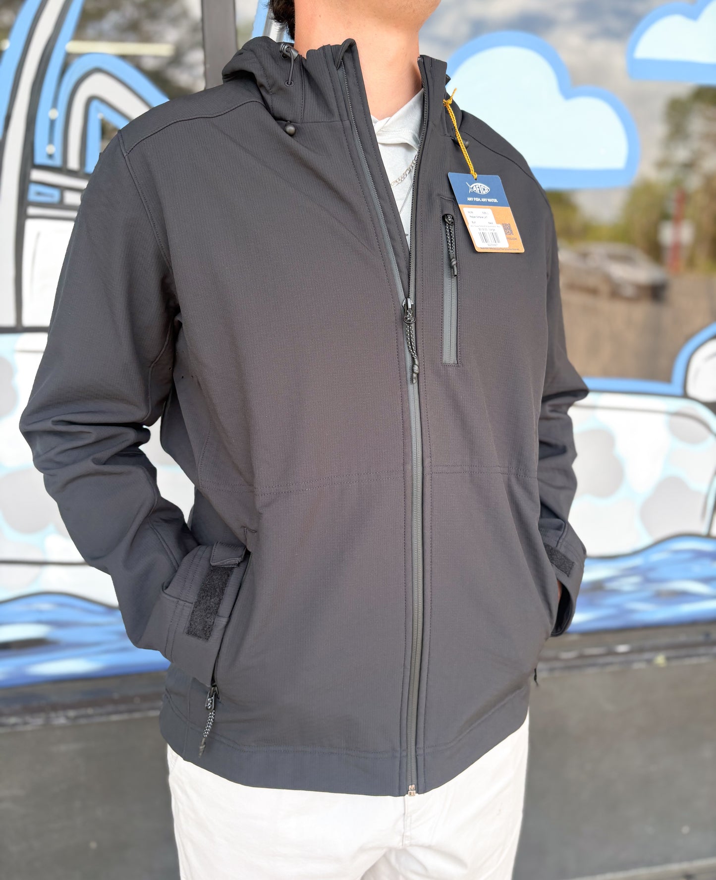 Aftco Reaper Softshell Windproof Jacket - Black