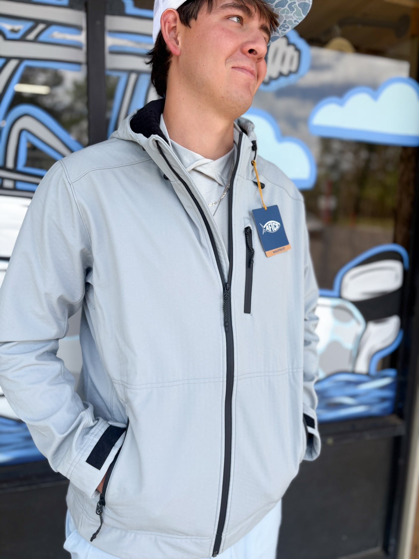 Aftco Reaper Softshell Windproof Jacket - Harbor Gray