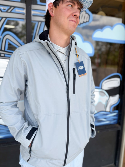 Aftco Reaper Softshell Windproof Jacket - Harbor Gray