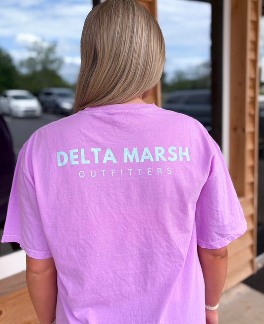 Delta Marsh Outfitters - Neon Violet Tee
