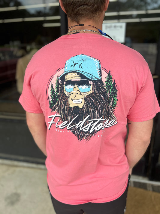 Roost Sasquatch Tee- watermelon
