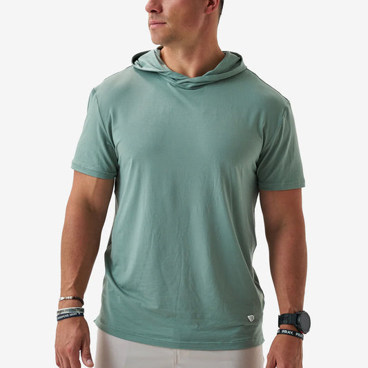 Burlebo SS Performance Hoodie - Sage