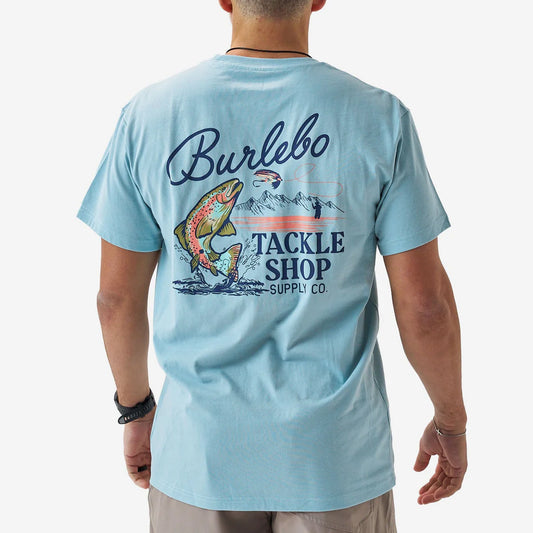 Toddler/Youth Burlebo Tee - Short Sleeve Tee - Tackle Shop - Sky Blue
