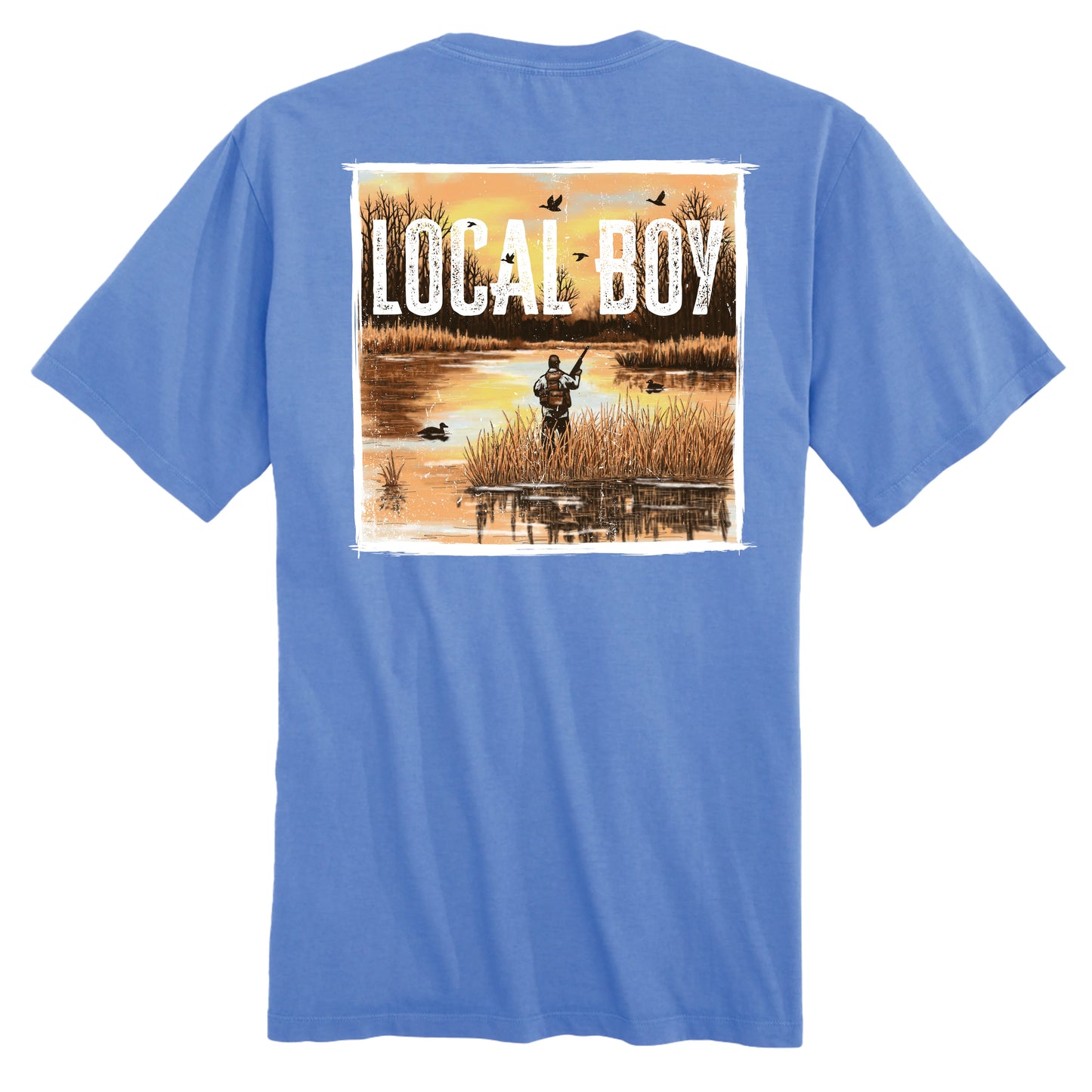 Local Boy Outfitters Waterfowl Watch SS Tee - Marine