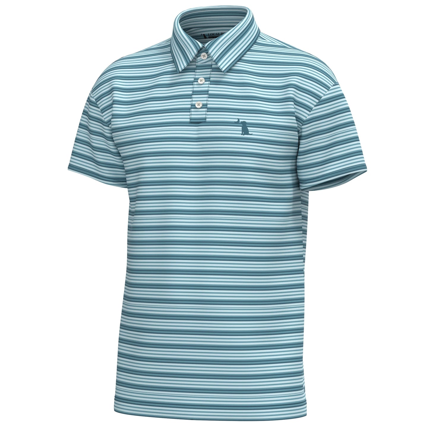 Local Boy Cape Polo - LIGHT TEAL/TEAL/DARK TEAL