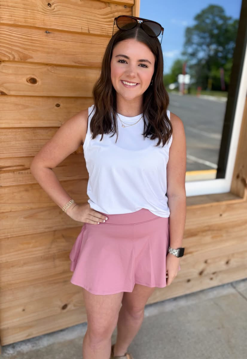 Local Girl Performance Skort - Watermelon