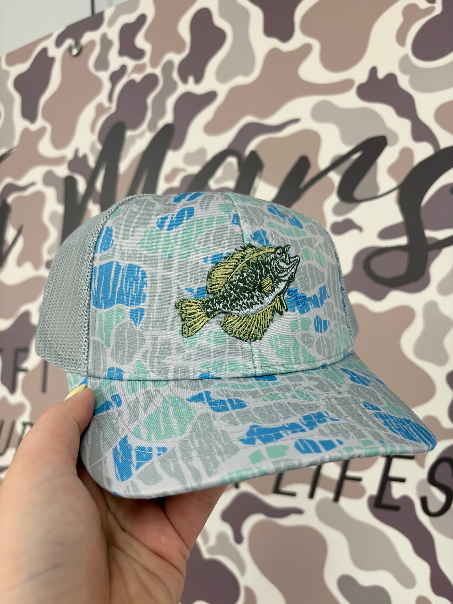 Speckle Bellies Crappie Hat: Bay Lake 5p