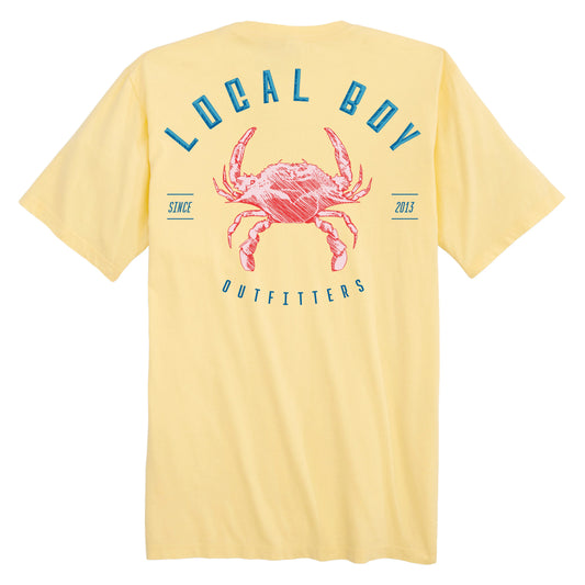 Local Boy Outfitters Crabby SS Tee -Banana