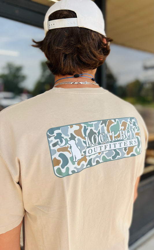 Local Boy Outfitters LCF Bluff Plate SS Tee - Latte