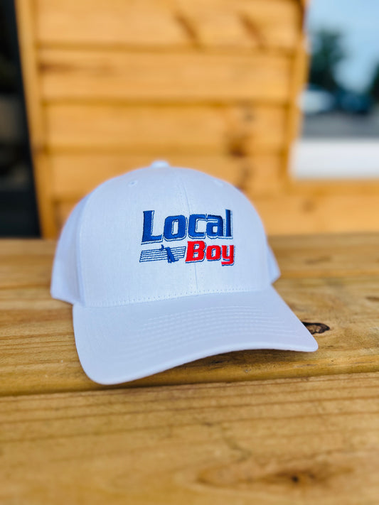 Local Boy Outfitters Natural Local Trucker Hat - White