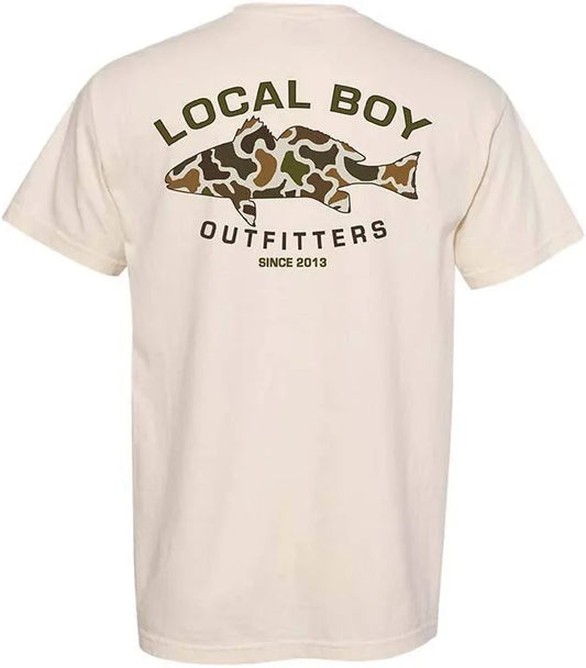 Local Boy Outfitters Vintage Redfish - Latte