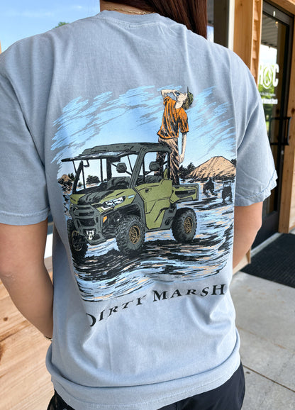 Dirty Marsh Marshal On Da Buggy Tee | Granite
