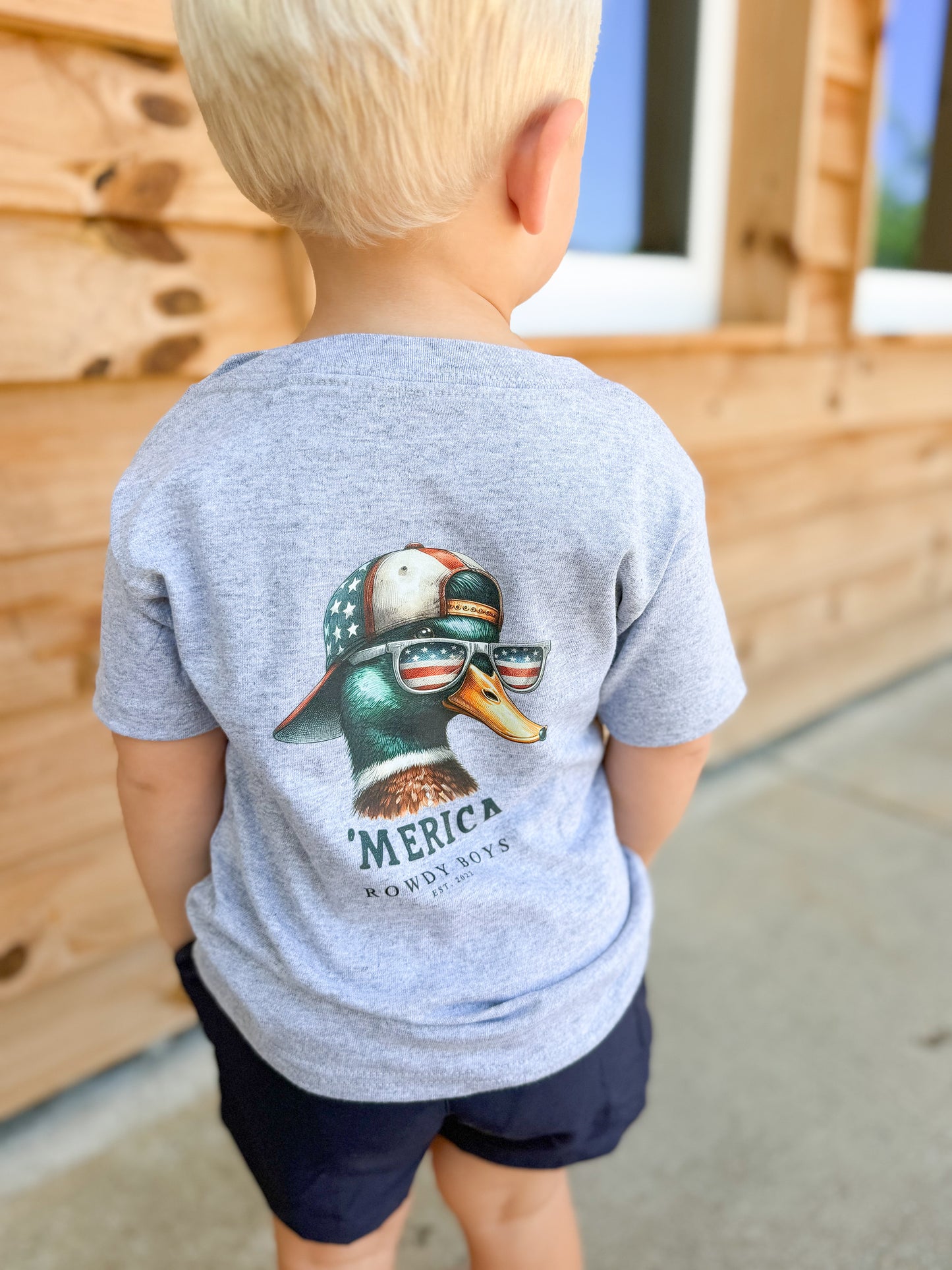 Toddler 'Merica Duck Toddler Tee