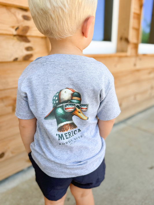 Toddler 'Merica Duck Toddler Tee