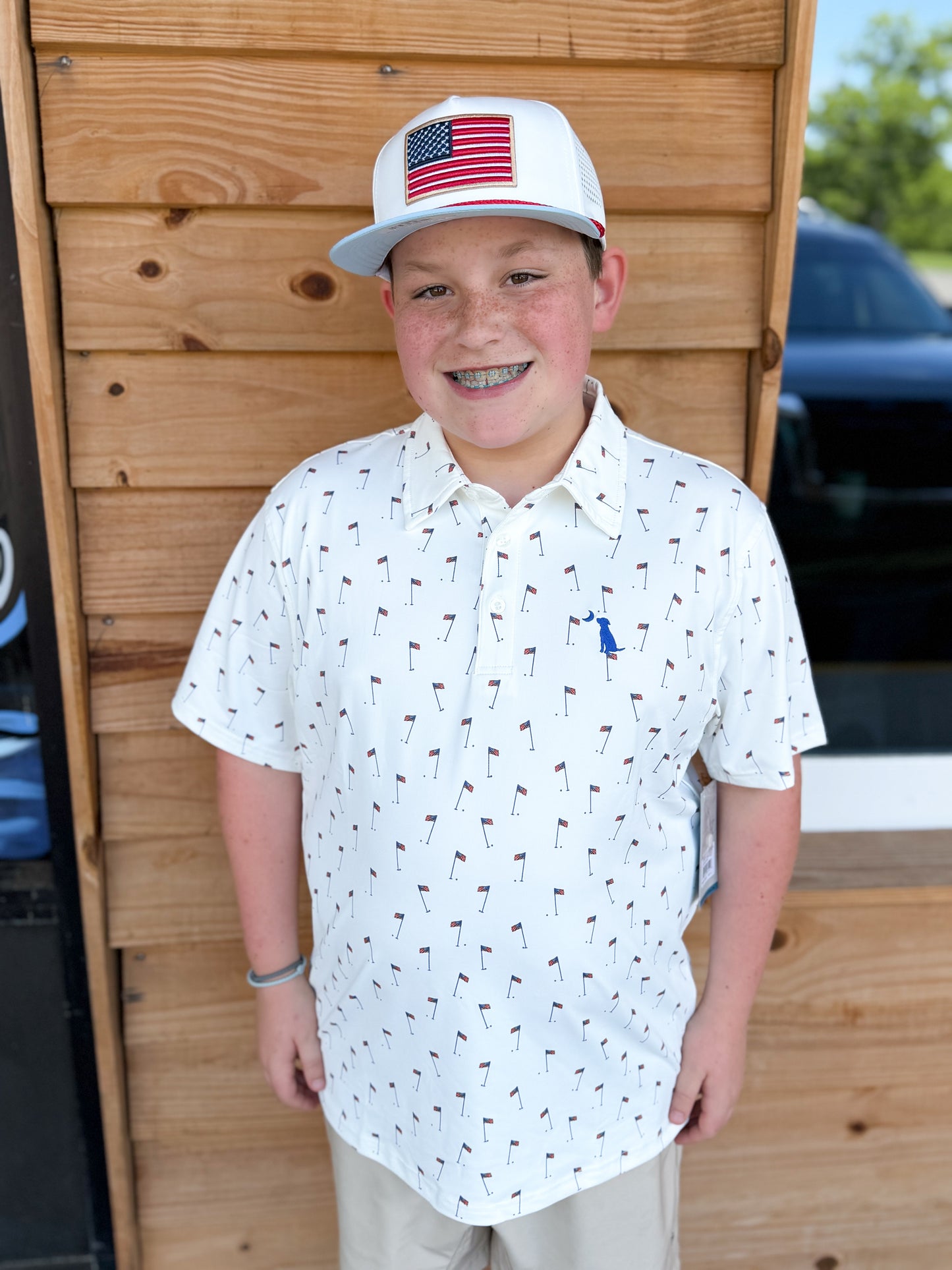 Local Boy Dirty Myrtle Polo - USA 19th Hole