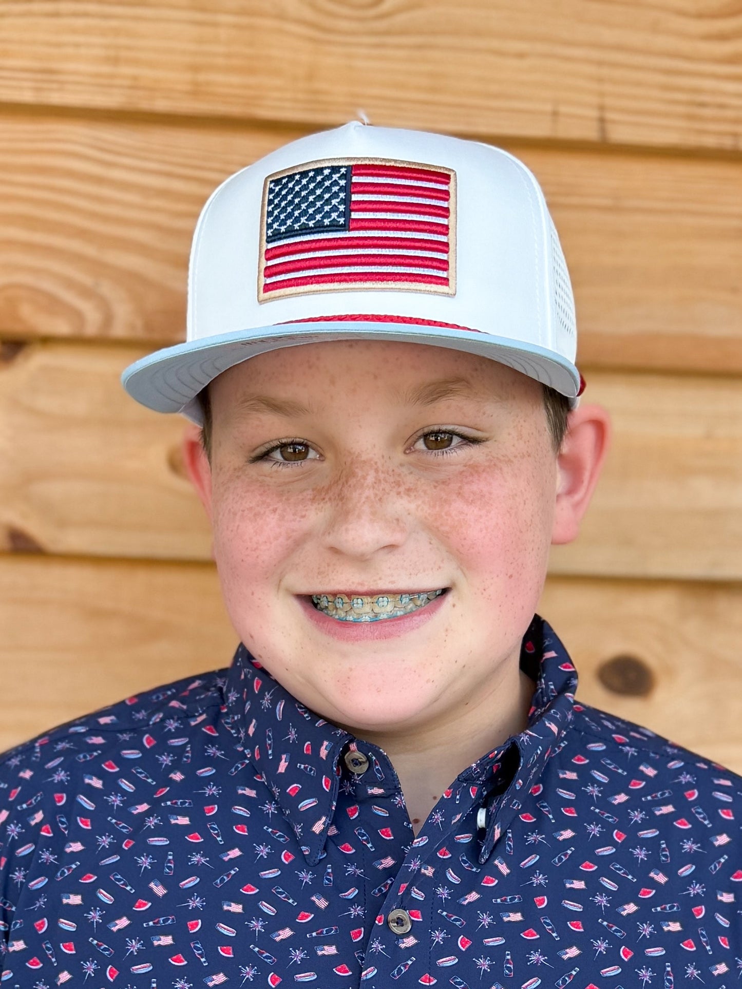 BURLEBO- Old Glory Hat