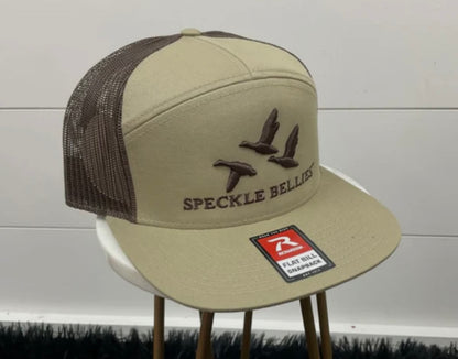 Speckle Bellies - 3G/3D Logo Flatbill - Khaki/Brown