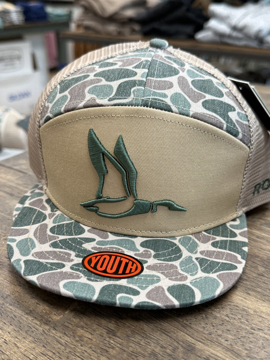 Youth Roost 7 Panel 3D Puff Duck Logo (RH-R-1Y)