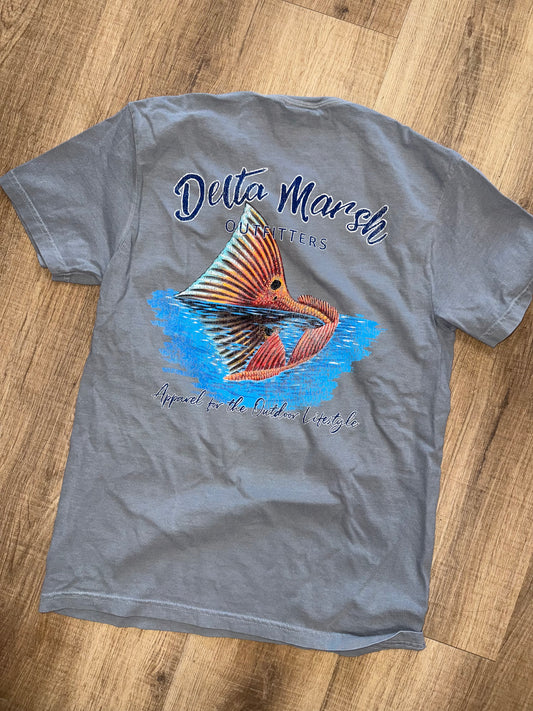 The Skyler Z Tee - Delta Marsh Outfitters - Gravel