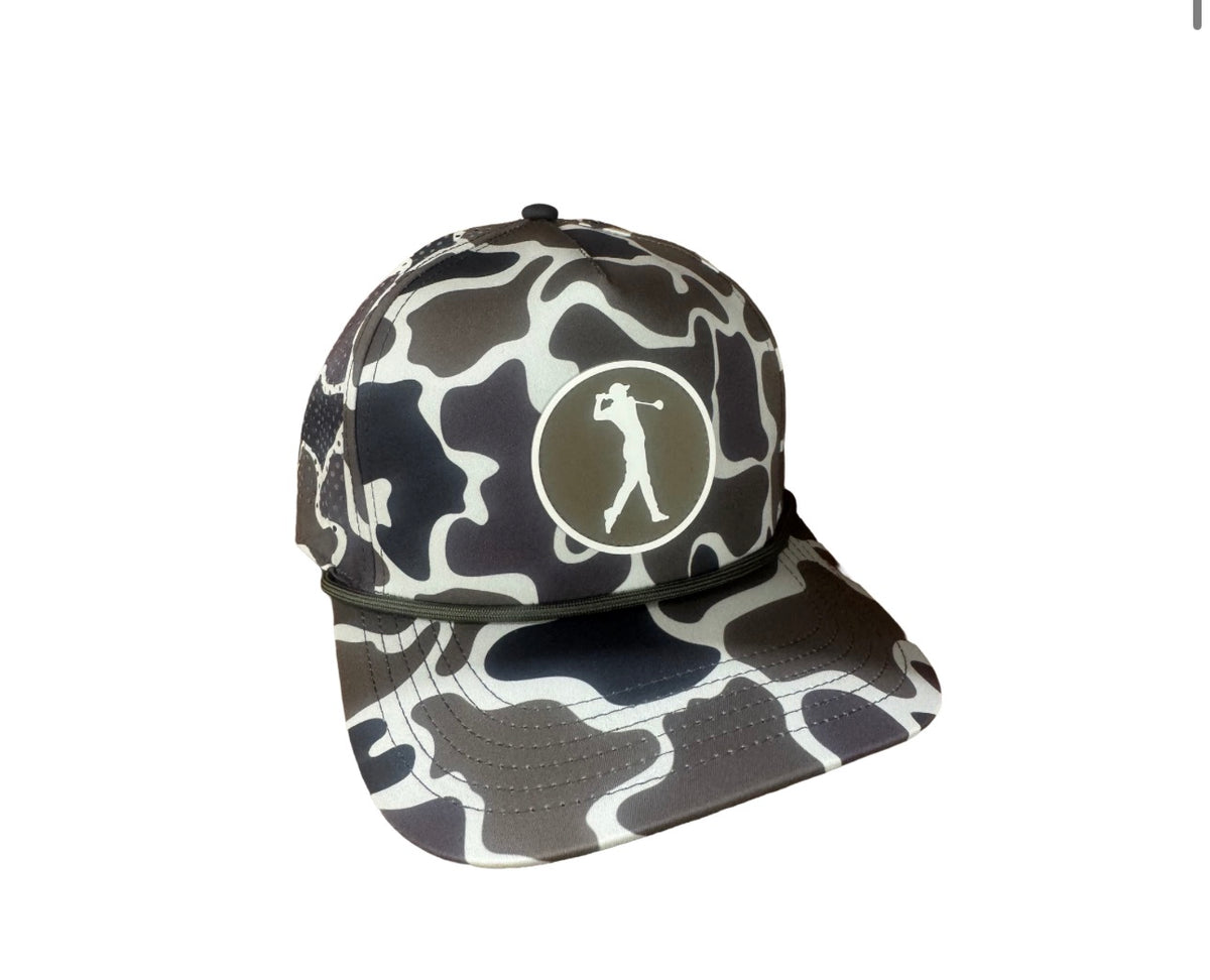 Little River Hat Co. Golfer Hat - Brown Camo