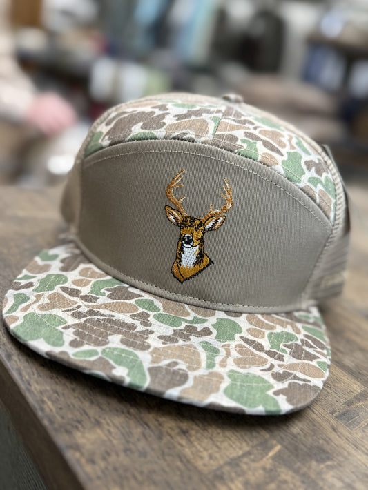 Fieldstone 7 Panel Deer Head OSC Hat