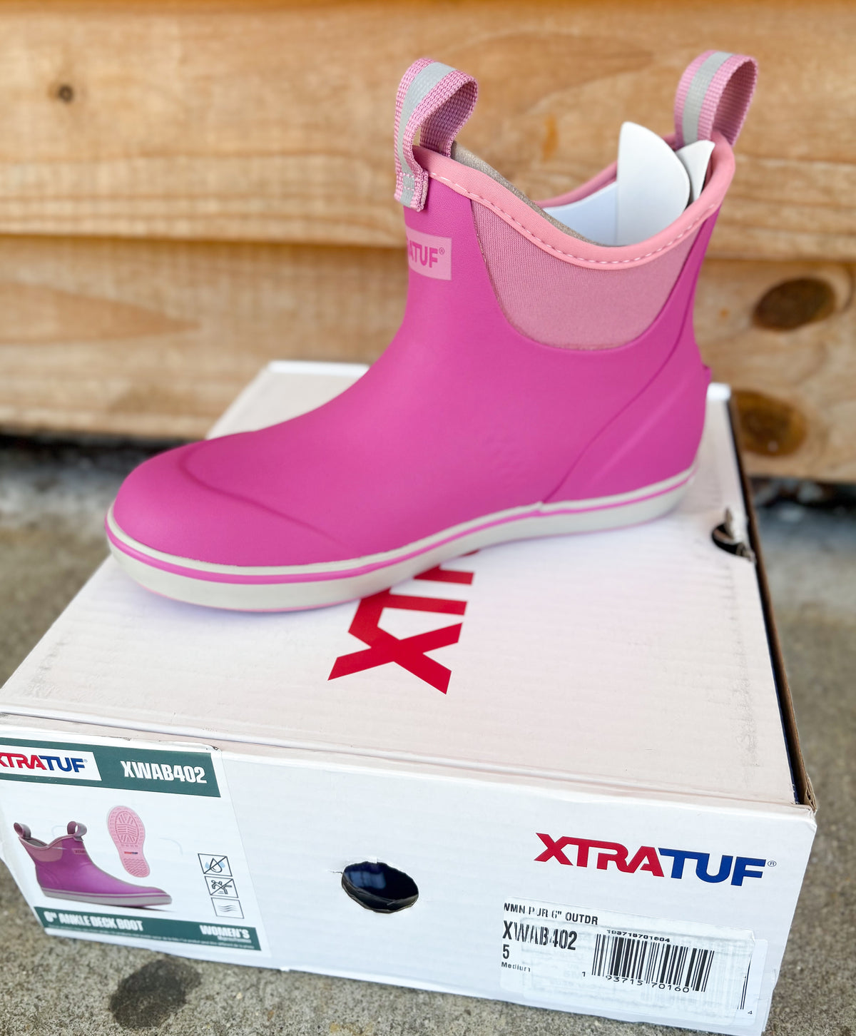 XTRATUF WOMEN'S ANKLE DECK BOOT | ROSE VIOLET