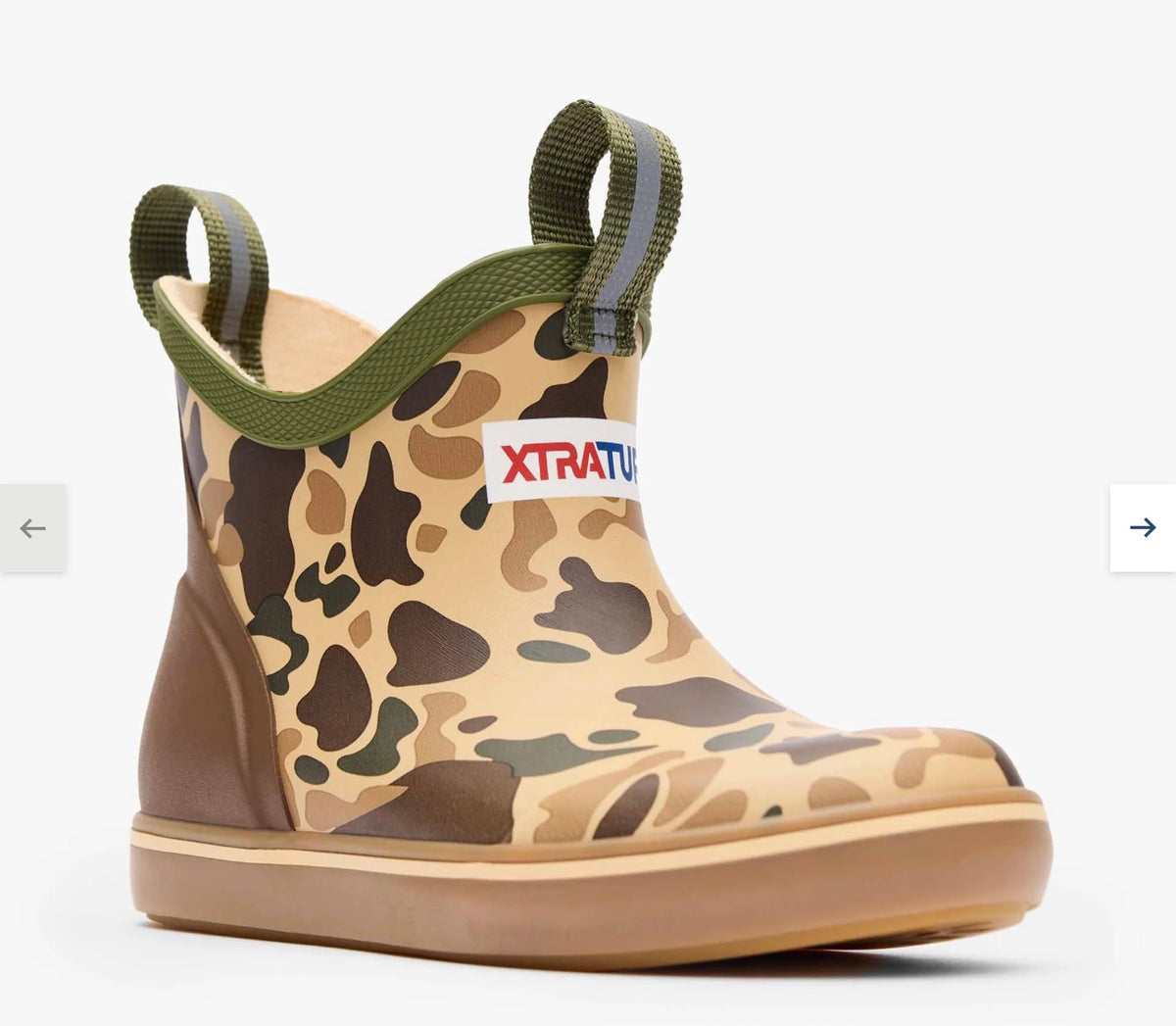 XTRATUF BIG KIDS ANKLE DECK BOOT | DUCK CAMO