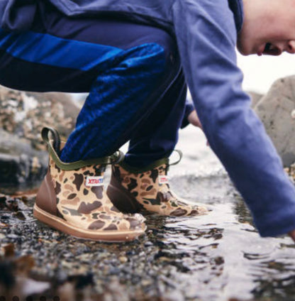 XTRATUF BIG KIDS ANKLE DECK BOOT | DUCK CAMO