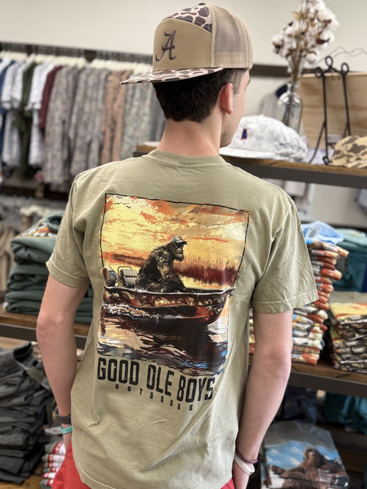 Good Ole Boys Big Foot Duck Hunt Boat T-shirt