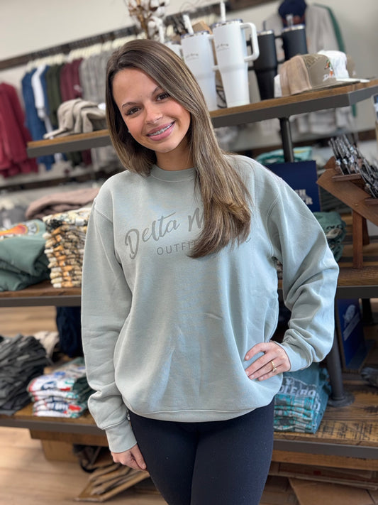 Sage Delta Marsh Outfitters Oversized Sweatshirt