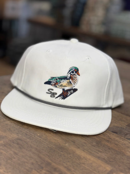 Speckle Bellies - Wood Duck SB Cap - Salt Rope