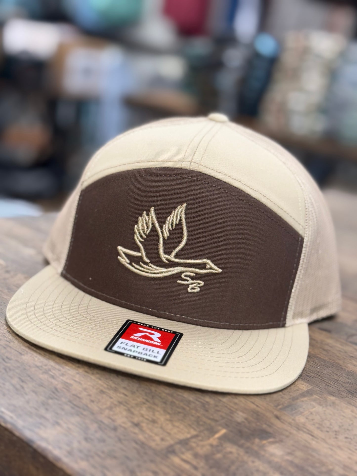 Speckle Bellies - Prep Goose Sb Hat - Brown/Khaki 7 Panel