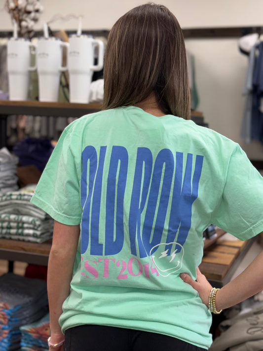 Old Row Chicks Pocket Tee - Island Reef
