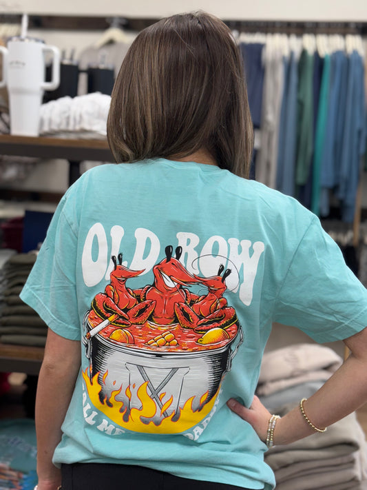 Old Row The Crawdaddy Pocket Tee - Chalky Mint