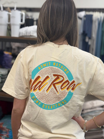 Old Row - Circle Logo Pocket Tee - Ivory