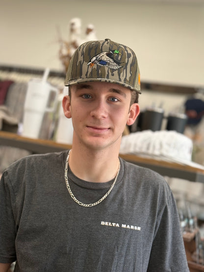 MHC Mallard Trucker Hat: 112 Bottomland/Loden